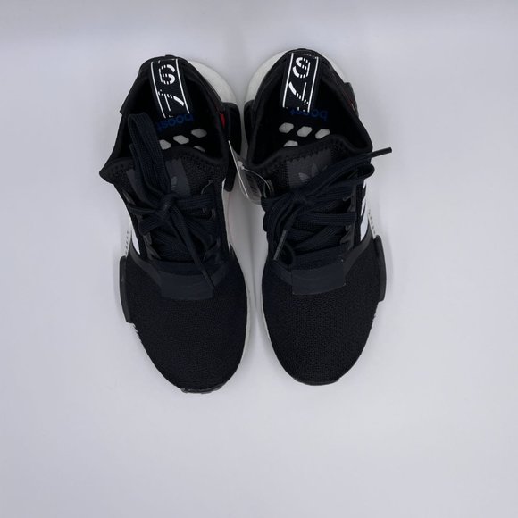 Adidas NMD R1 Black / White Womens Shoes - Picture 5 of 8